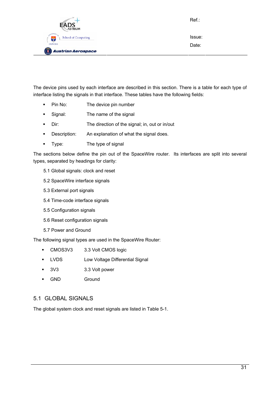 Spw-10x spacewire router | Atmel SpaceWire Router SpW-10X User Manual | Page 31 / 155