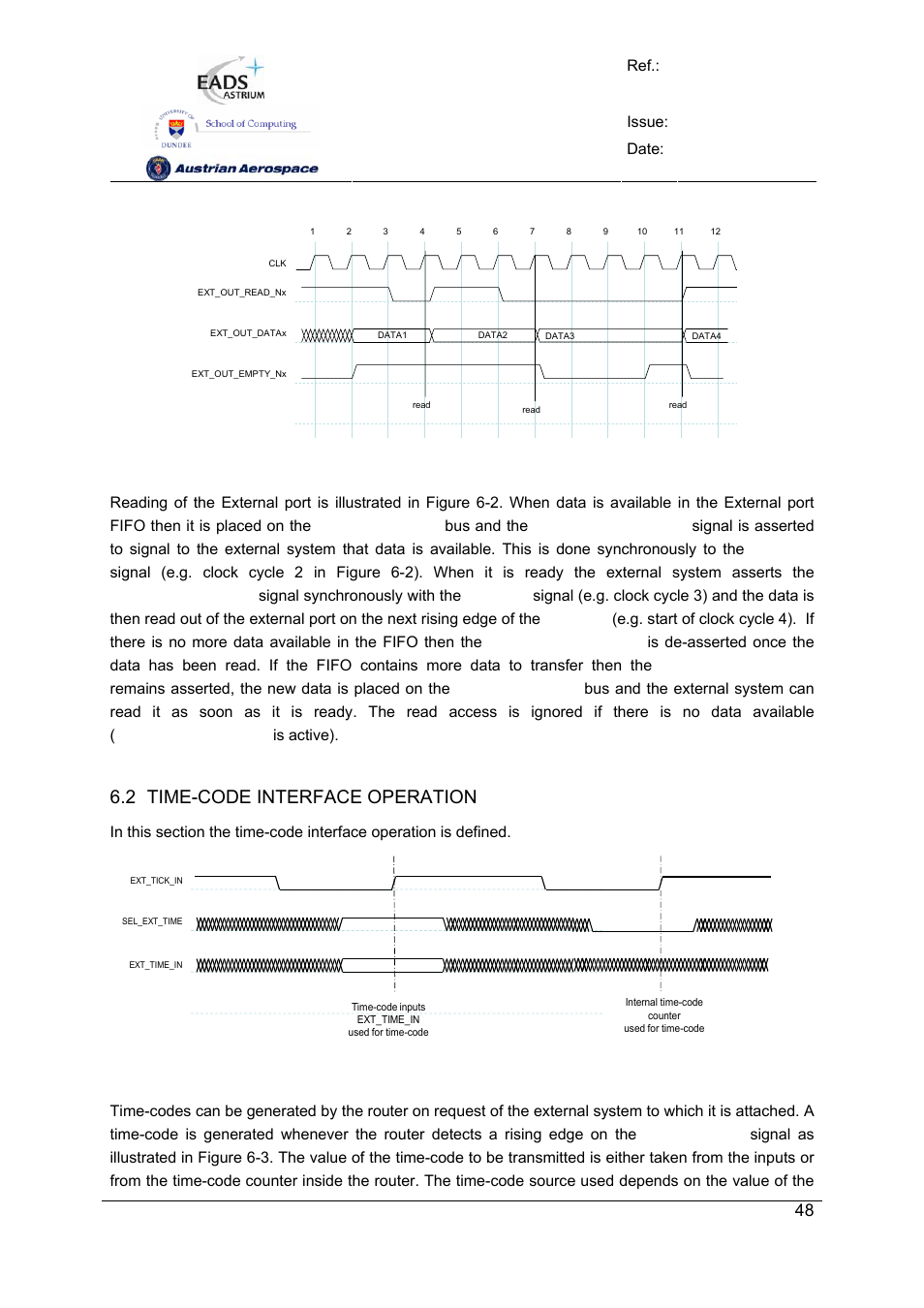 Spw-10x spacewire router, User manual, Preliminary | 2 time-code interface operation | Atmel SpaceWire Router SpW-10X User Manual | Page 48 / 155