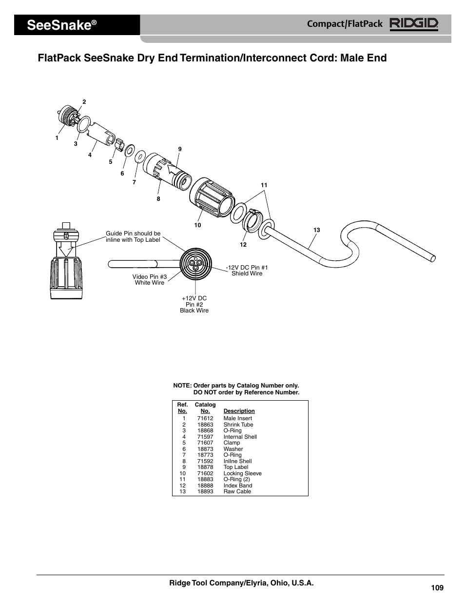 Seesnake, Compact/flatpack | RIDGID SeeSnake Compact User Manual | Page 3 / 8