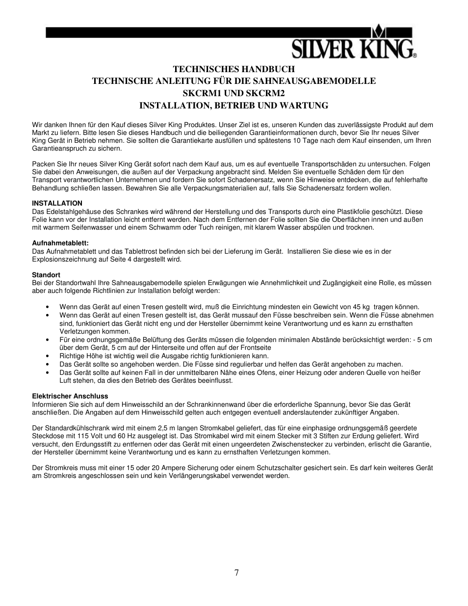 Silver King SKCRM2 User Manual | Page 8 / 12