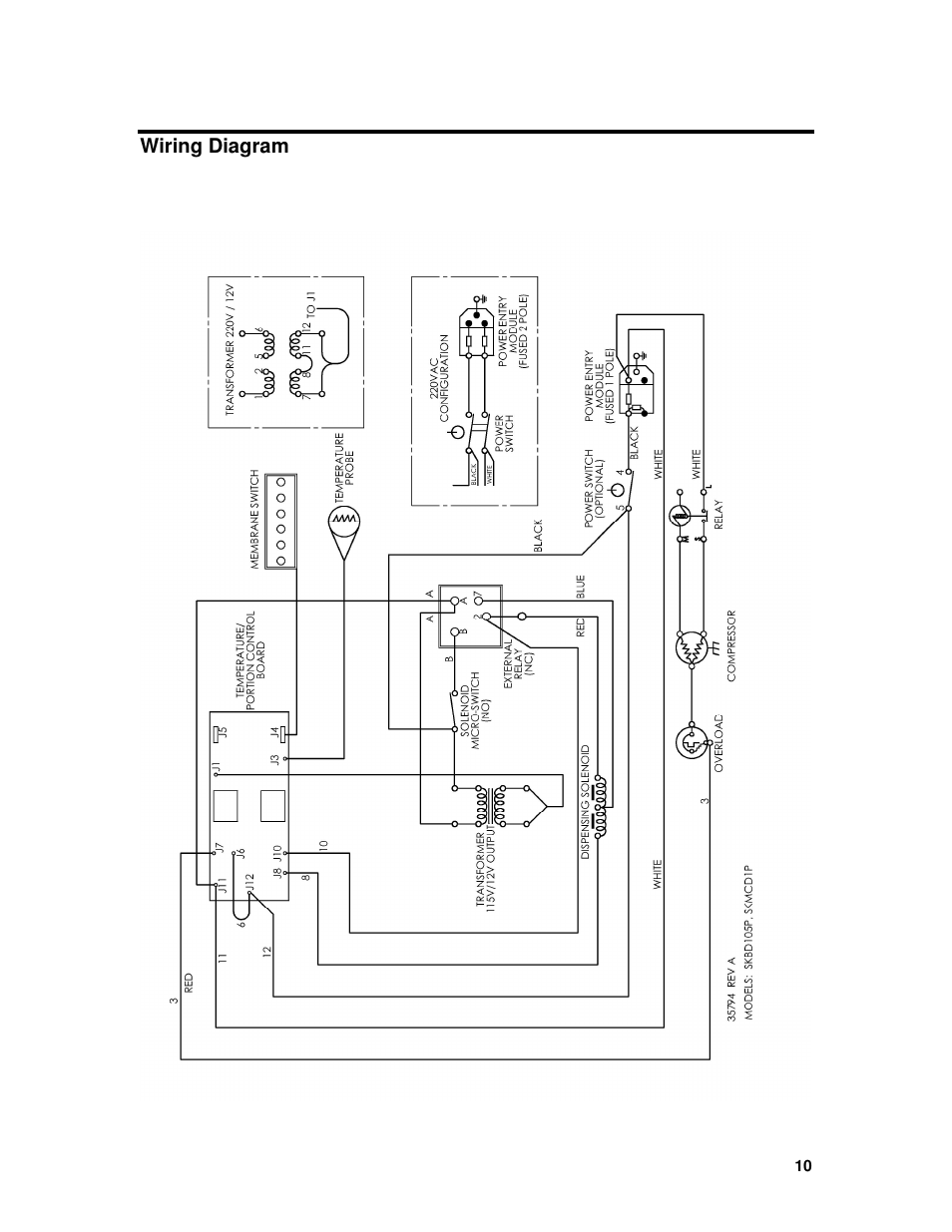 Wiring diagram | Silver King SKMCD1P/C1 User Manual | Page 10 / 10