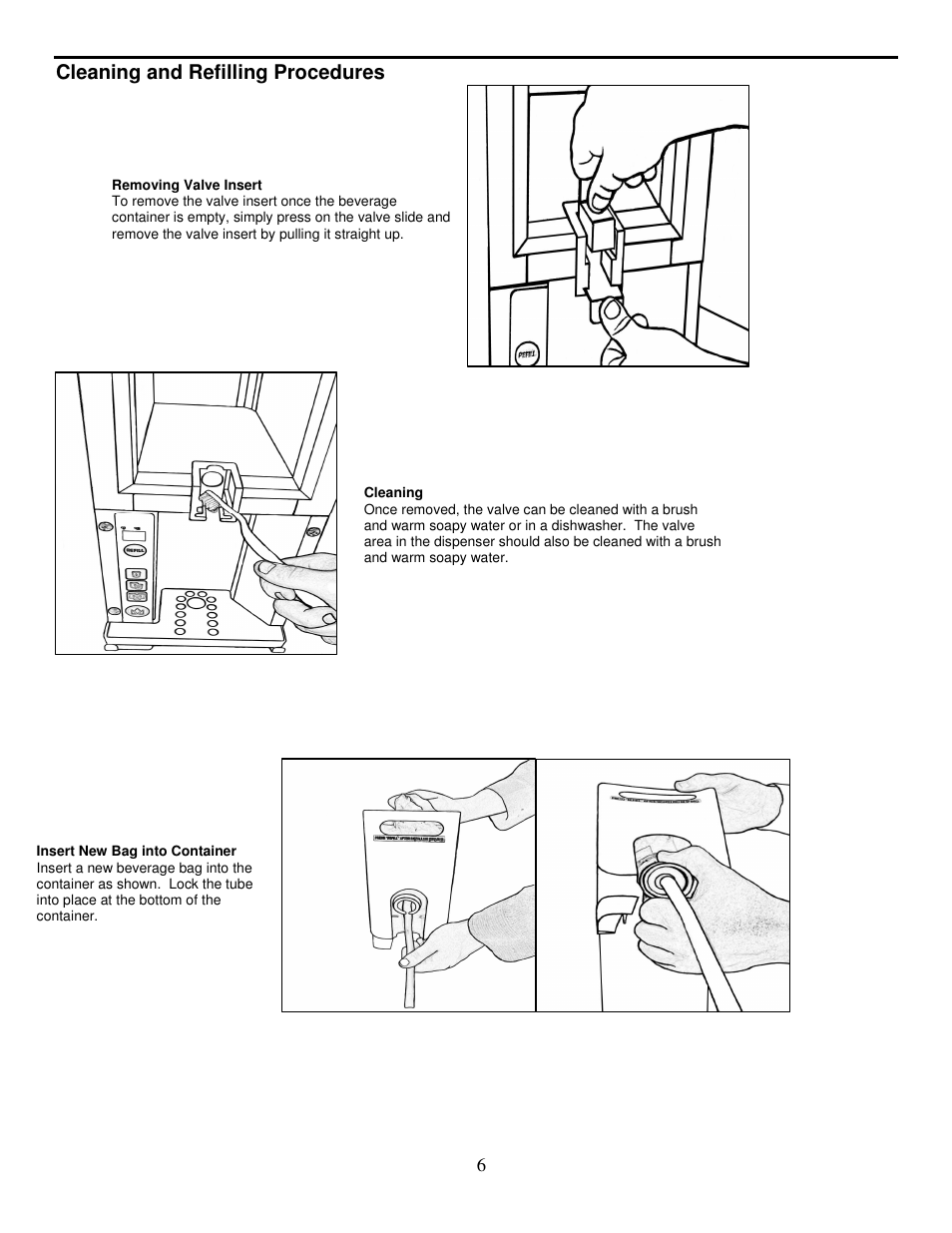 Cleaning and refilling procedures | Silver King SKBD105P User Manual | Page 7 / 10