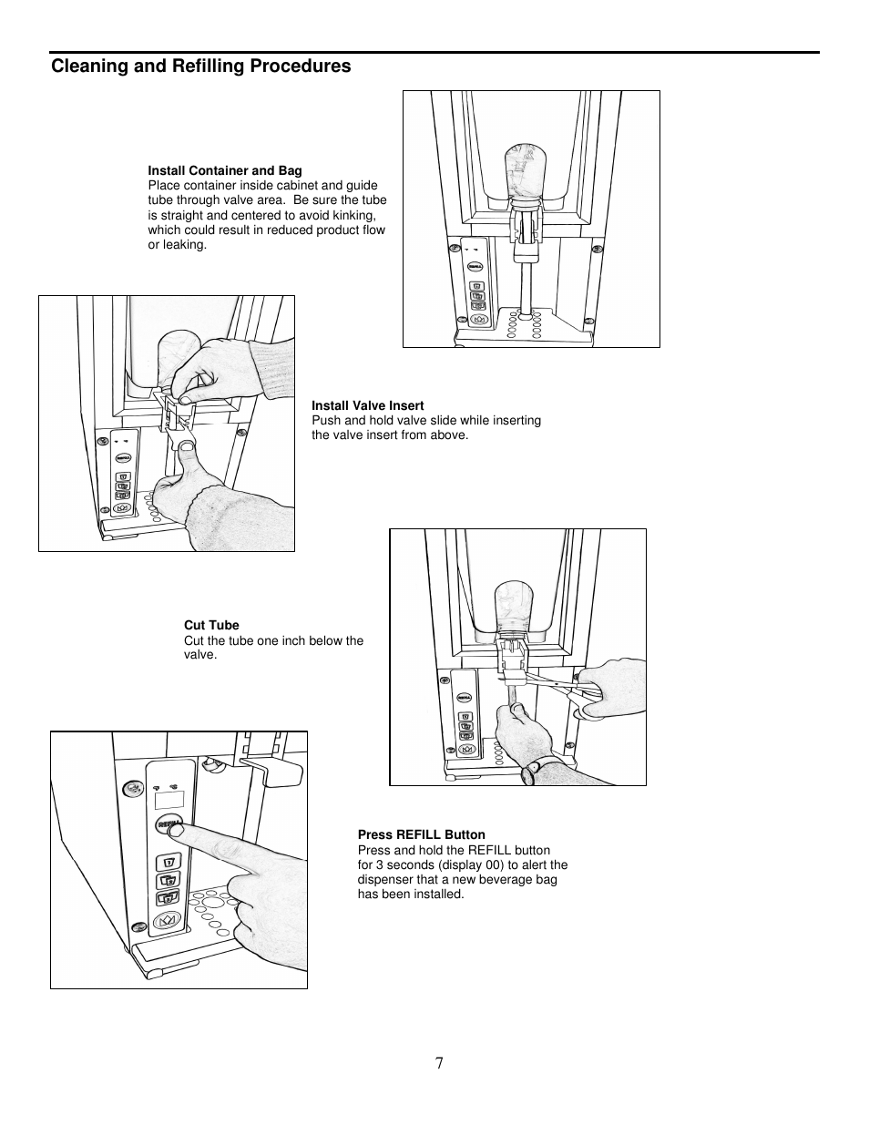 Cleaning and refilling procedures | Silver King SKBD110P User Manual | Page 8 / 10