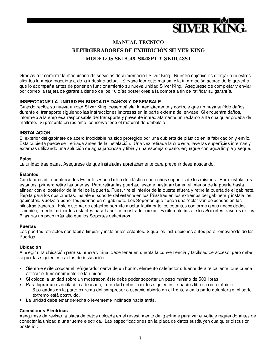 Silver King SKDC48 User Manual | Page 4 / 12