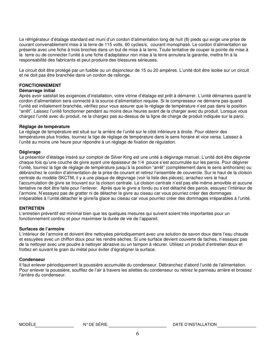 Silver King SKCTM User Manual | Page 7 / 12