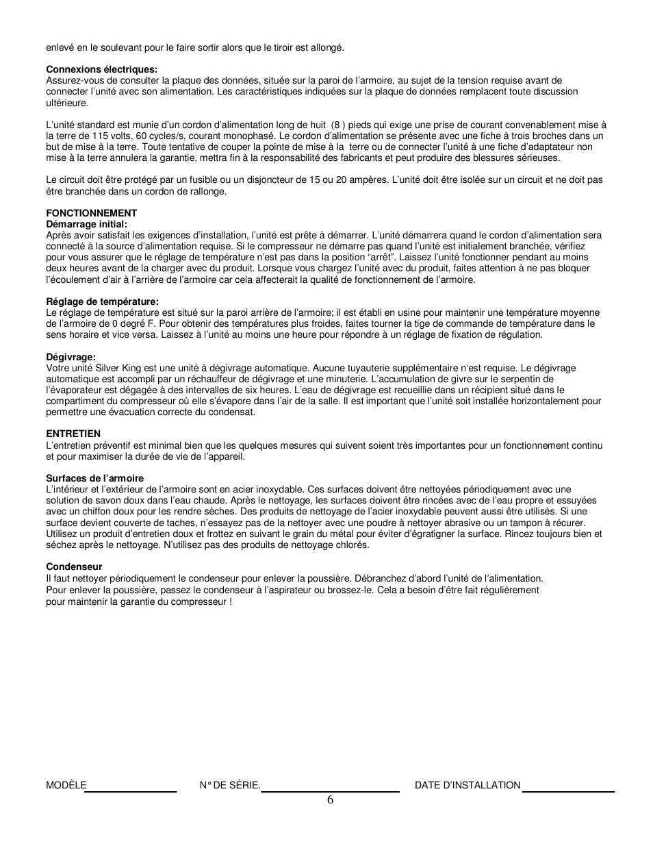 Silver King SKF27AG/CFID/CFID220V User Manual | Page 7 / 13