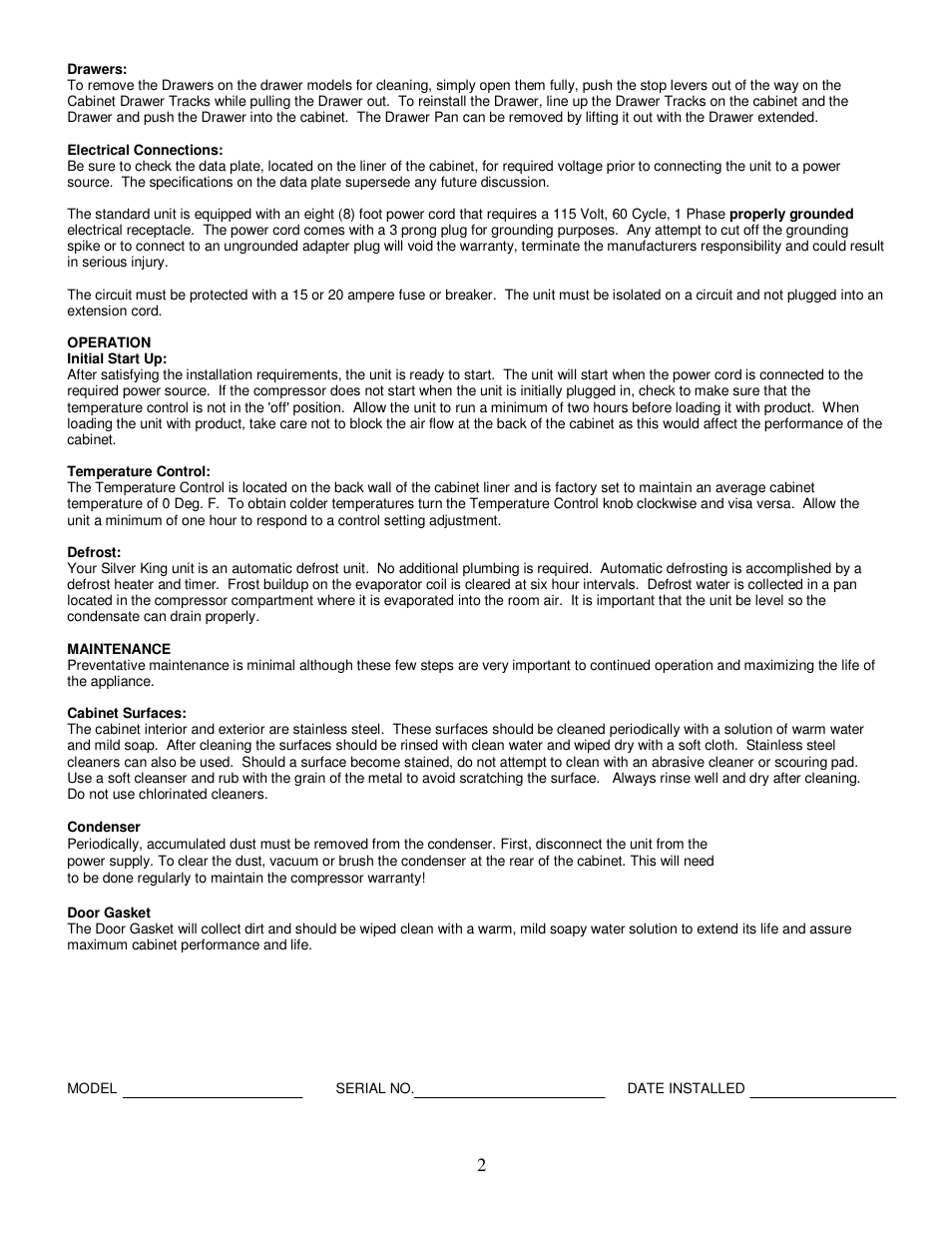 Silver King SKF48 User Manual | Page 3 / 13