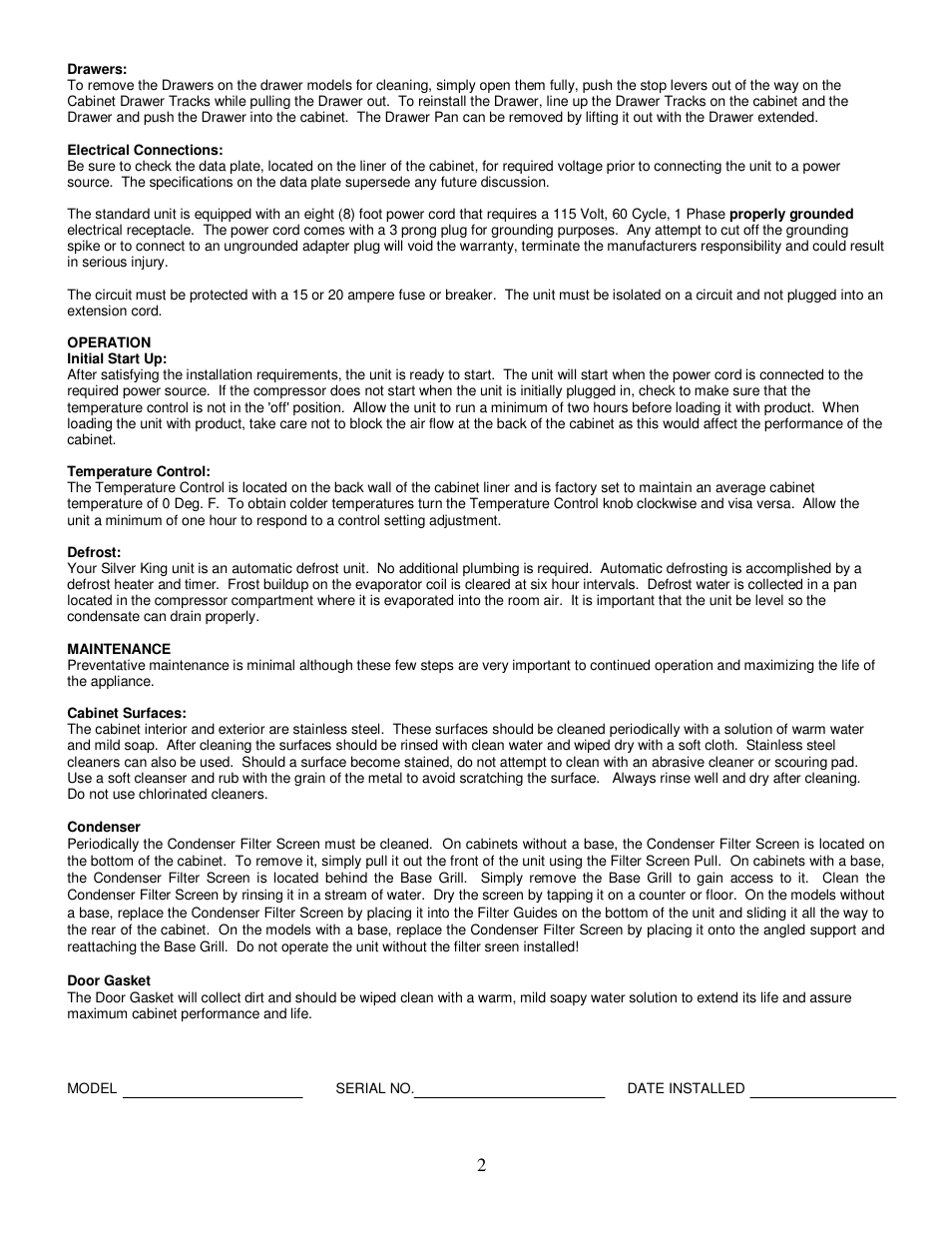 Silver King SKF48A User Manual | Page 3 / 13