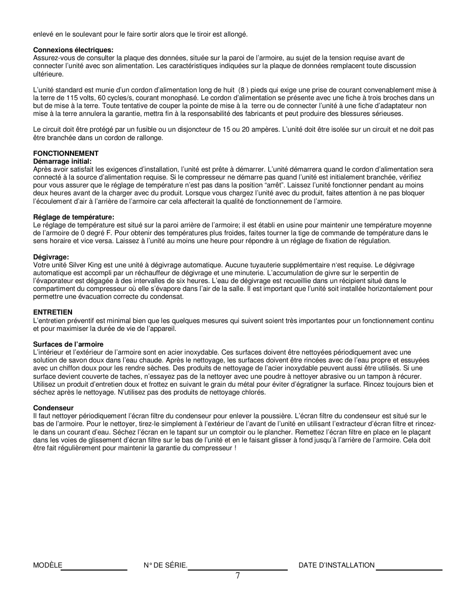Silver King SKF48A User Manual | Page 8 / 13