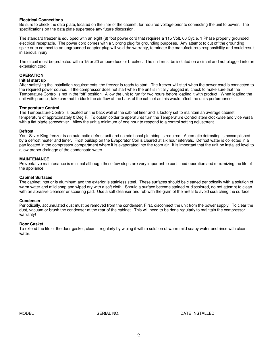 Silver King SKUCF7F/C4/C13/CEU3 User Manual | Page 3 / 12