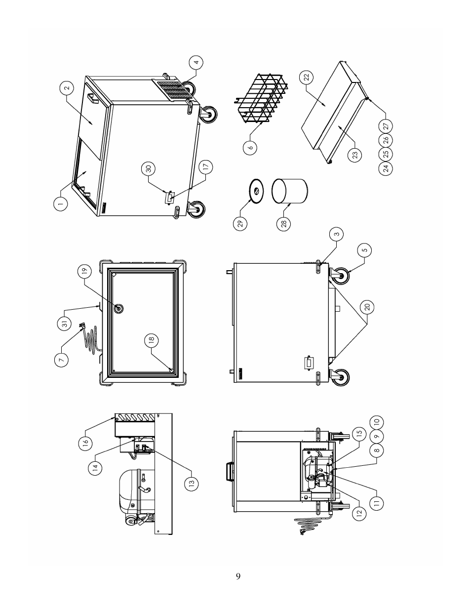Silver King SKMWF50 W/ELECTRONIC CONTROL User Manual | Page 10 / 12
