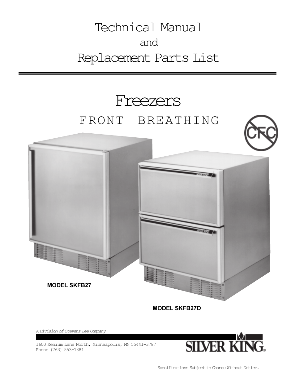 Silver King SKFB27 User Manual | 12 pages