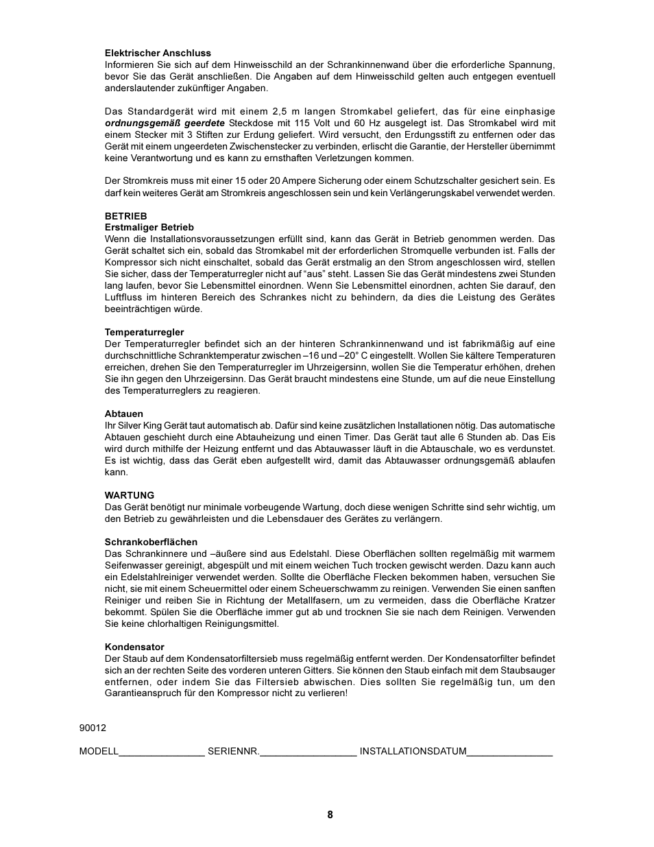 Silver King SKFB27 User Manual | Page 9 / 12