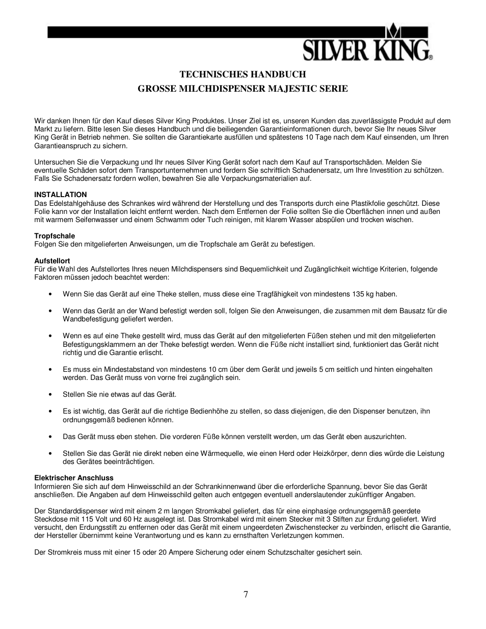 Silver King SKMAJ1 User Manual | Page 8 / 12