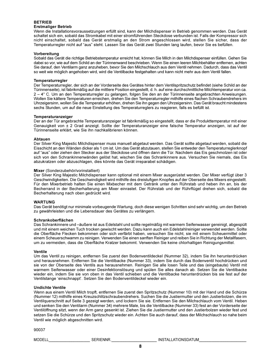 Silver King SK10MAJ User Manual | Page 9 / 12
