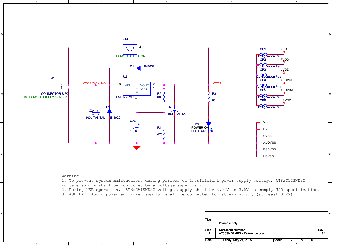 Atmel AT83SND2C MP3 User Manual | Page 61 / 66