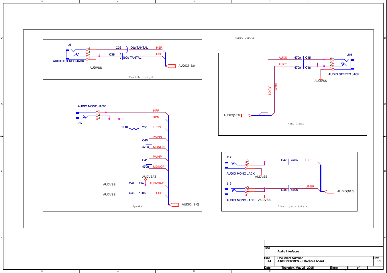 Atmel AT83SND2C MP3 User Manual | Page 64 / 66
