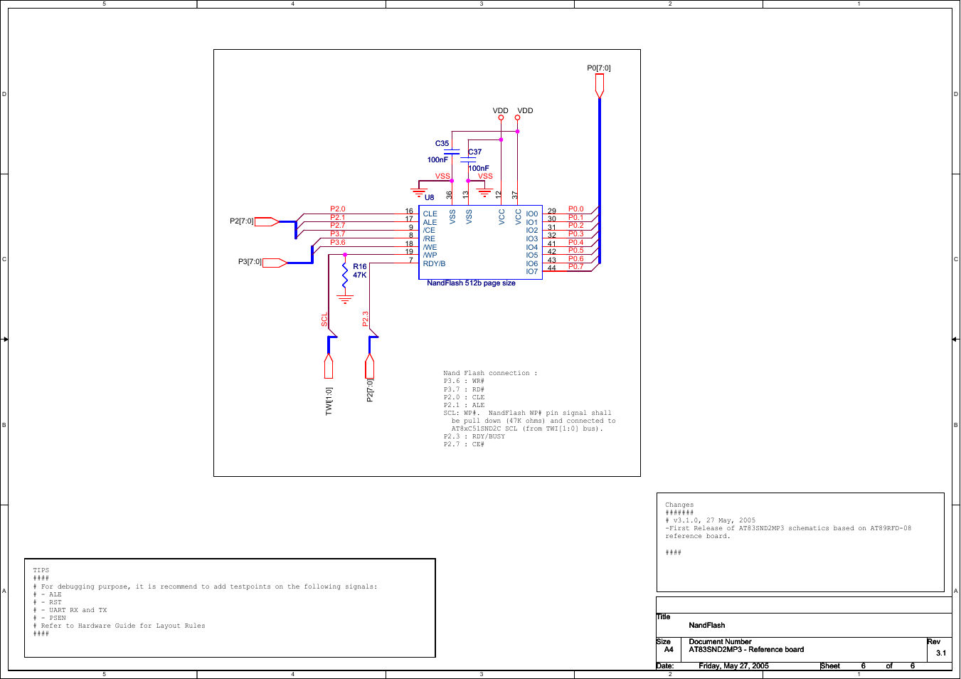 Atmel AT83SND2C MP3 User Manual | Page 65 / 66