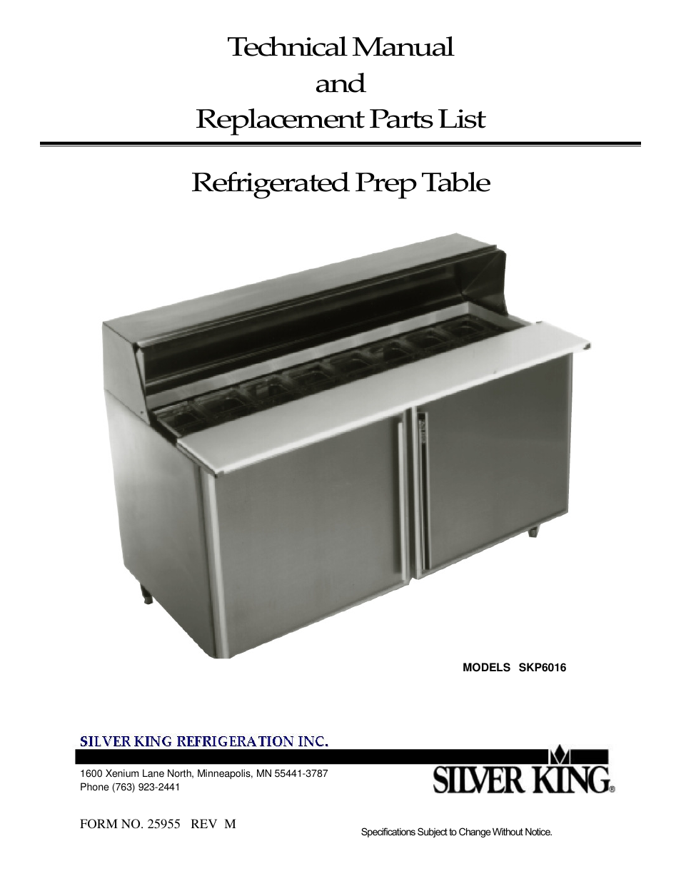 Silver King SKP6016 User Manual | 17 pages