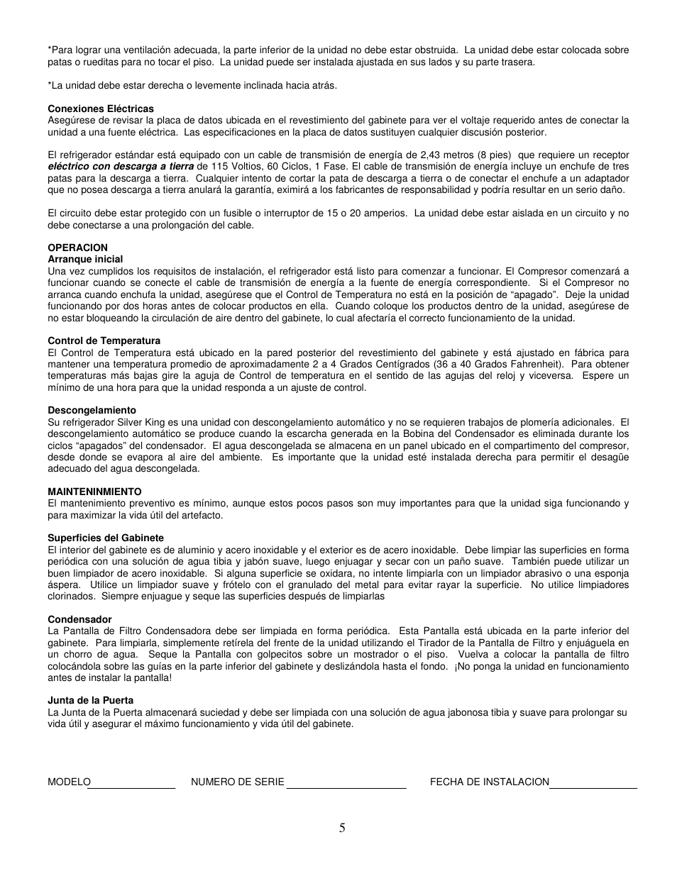 Silver King SKR27 User Manual | Page 6 / 13