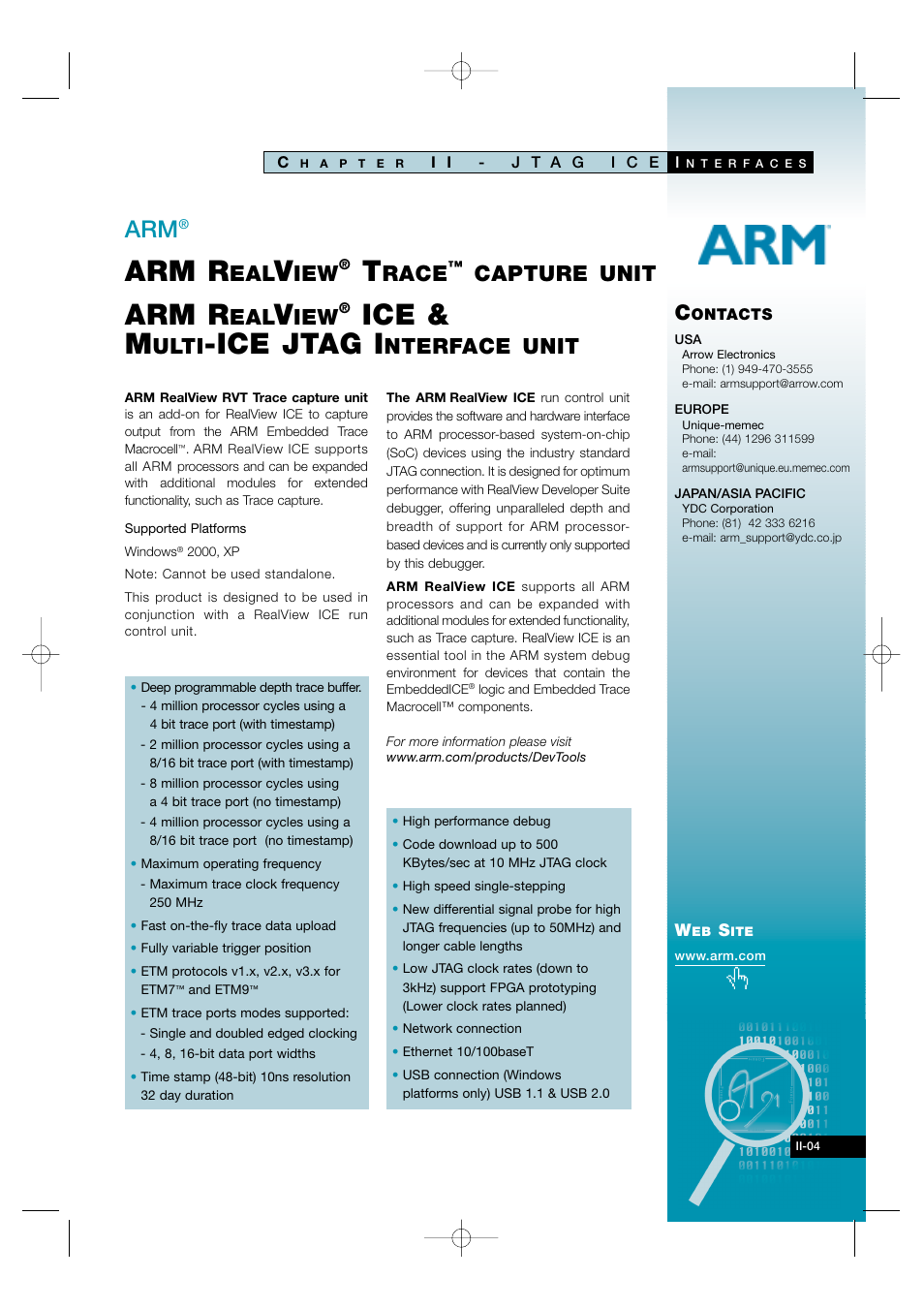 Ii-04, Arm r, Ice & m | Ice jtag i, Race, Capture unit, Ulti, Nterface unit | Atmel AT91 User Manual | Page 21 / 62