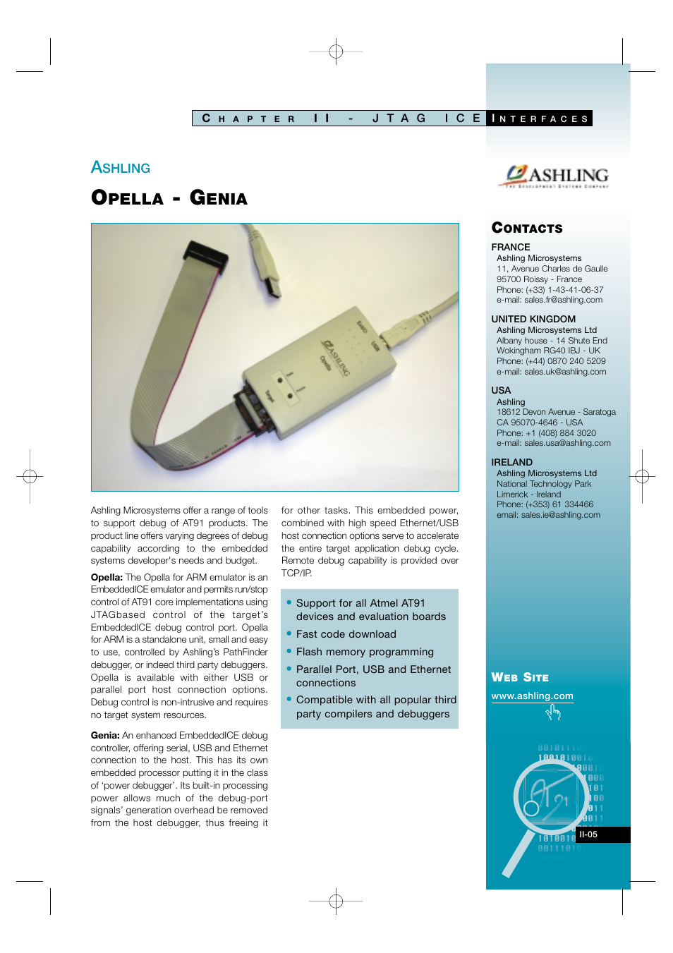 Ii-05, Pella, Enia | Atmel AT91 User Manual | Page 22 / 62