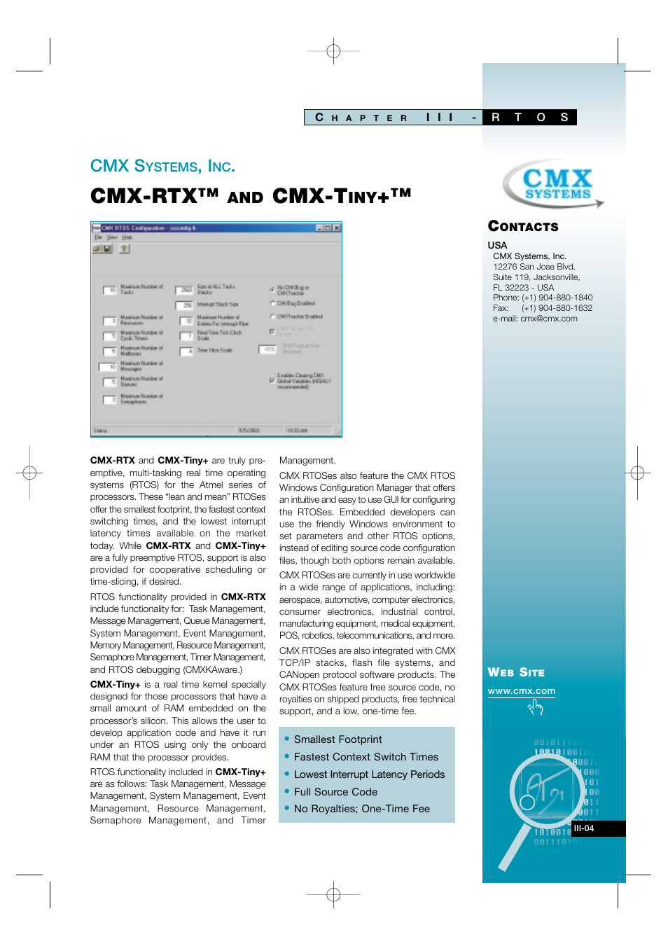 Iii-04, Cmx-rtx, Cmx-t | Cmx s | Atmel AT91 User Manual | Page 33 / 62