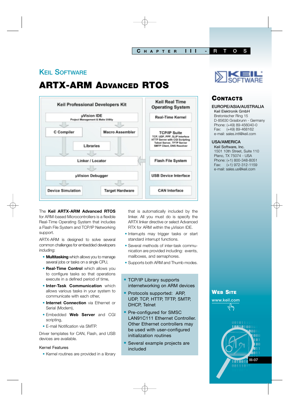 Iii-07, Artx-arm a, Rtos | Dvanced | Atmel AT91 User Manual | Page 36 / 62