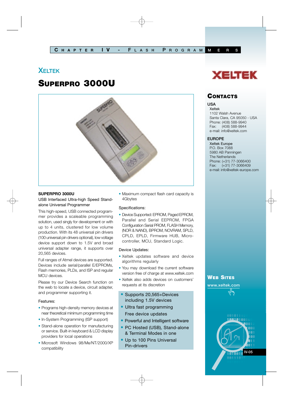 Iv-05, 3000u, Uperpro | Eltek | Atmel AT91 User Manual | Page 45 / 62