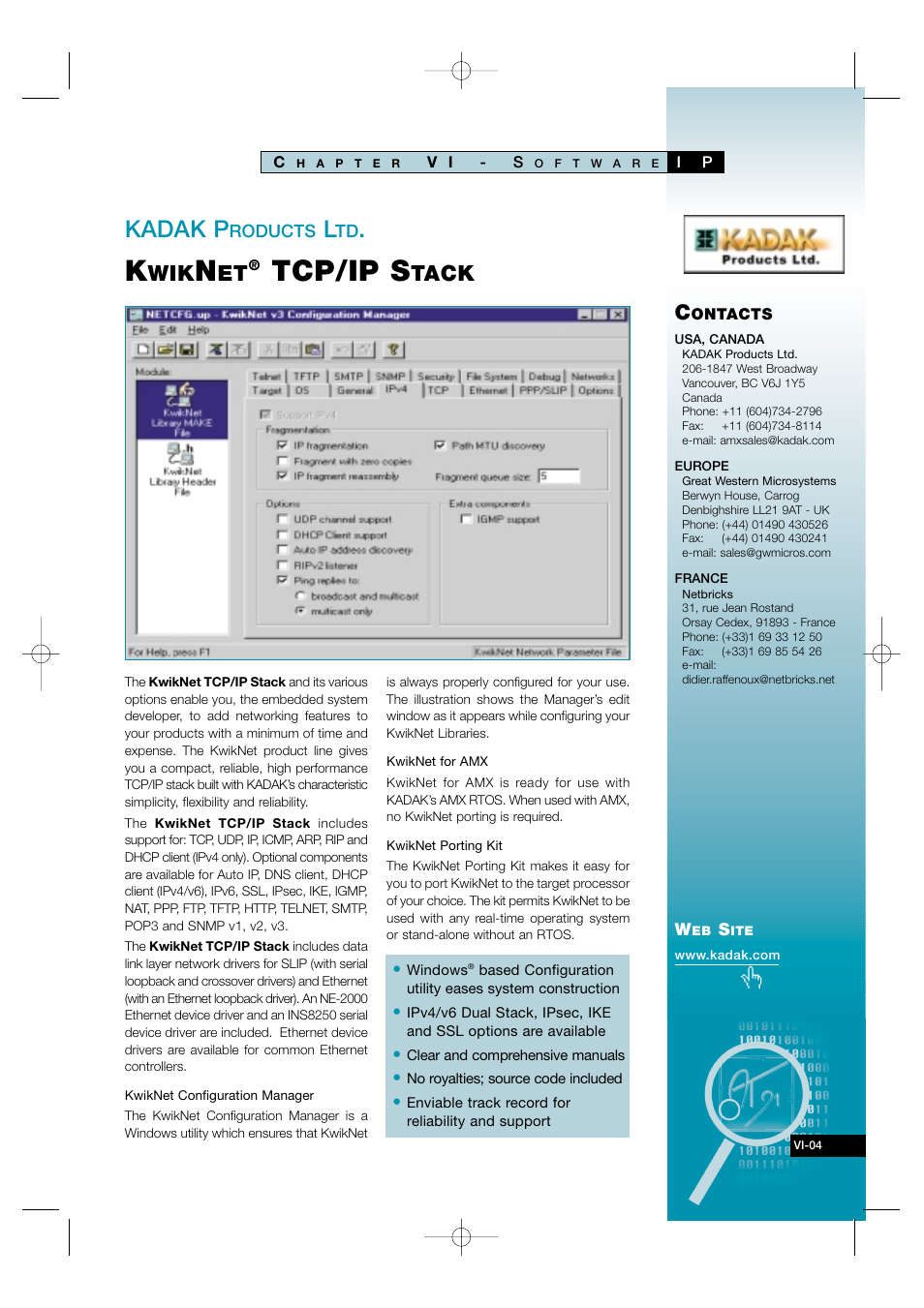 Vi-04, Tcp/ip s, Kadak p | Tack | Atmel AT91 User Manual | Page 53 / 62