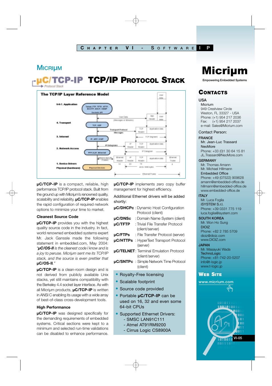 Vi-05, Tcp/ip p, Rotocol | Tack, Icri | Atmel AT91 User Manual | Page 54 / 62