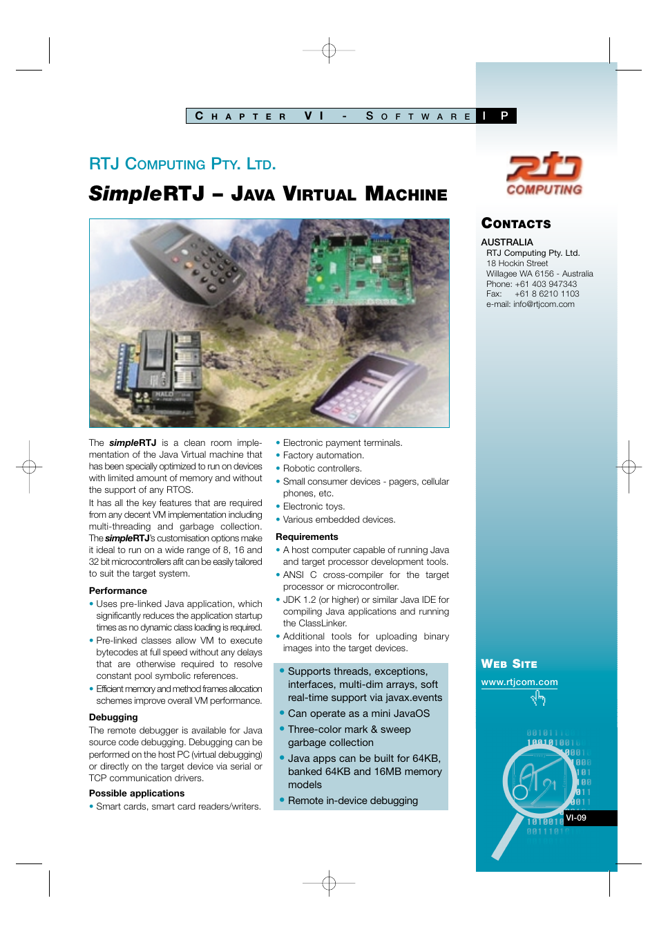 Vi-09, Simple rtj – j, Rtj c | Irtual, Achine | Atmel AT91 User Manual | Page 58 / 62