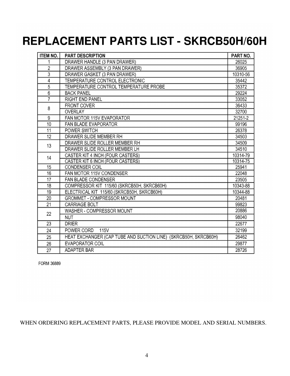 Silver King SKRCB60H User Manual | Page 5 / 6