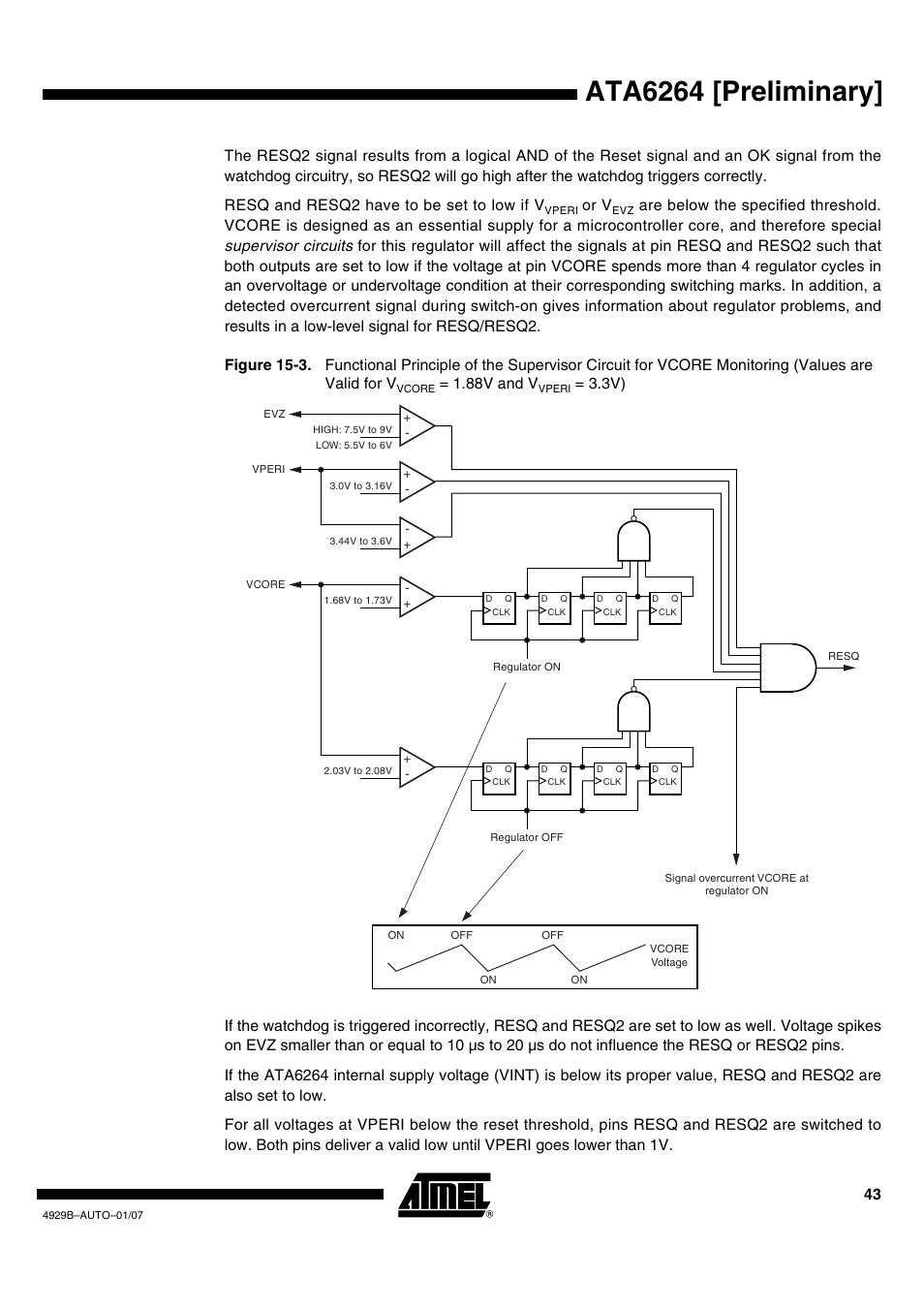 Ata6264 [preliminary, Or v, 88v and v | Atmel ATA6264 User Manual | Page 43 / 83