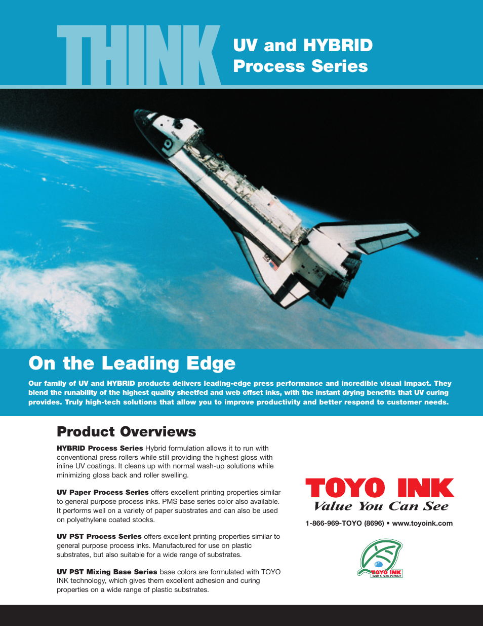 Toyo Ink UV and Hybrid Process Series - UV PST Process Series User Manual | 2 pages