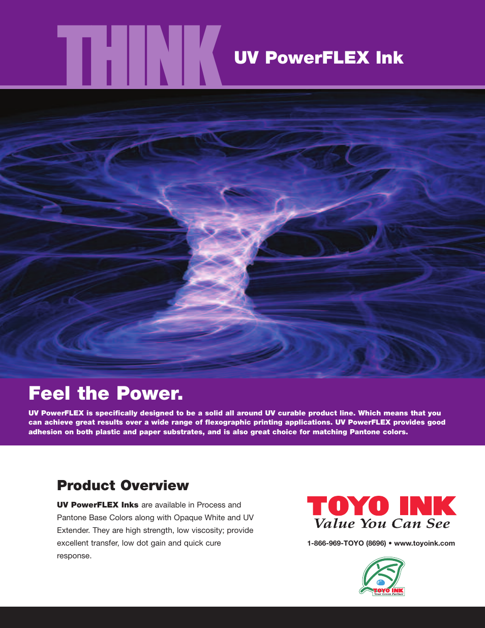 Toyo Ink UV PowerFLEX Ink User Manual | 2 pages