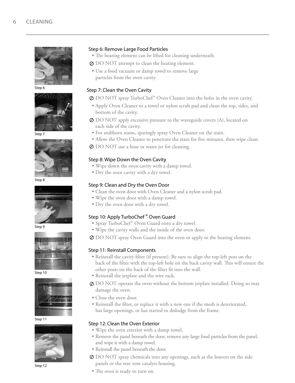 TurboChef Technologies Encore EN User Manual | Page 12 / 32
