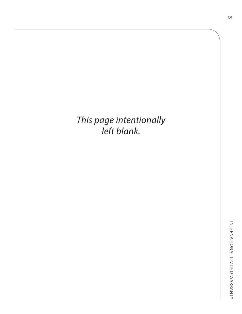 This page intentionally left blank | TurboChef Technologies G5 User Manual | Page 41 / 42