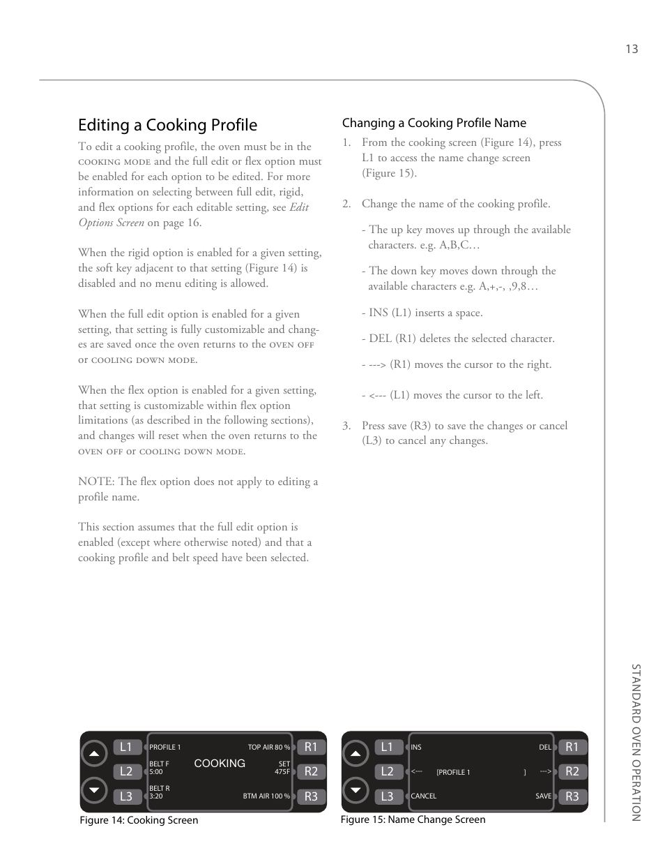 Editing a cooking profile | TurboChef Technologies High h Conveyor 2620 EN User Manual | Page 21 / 36