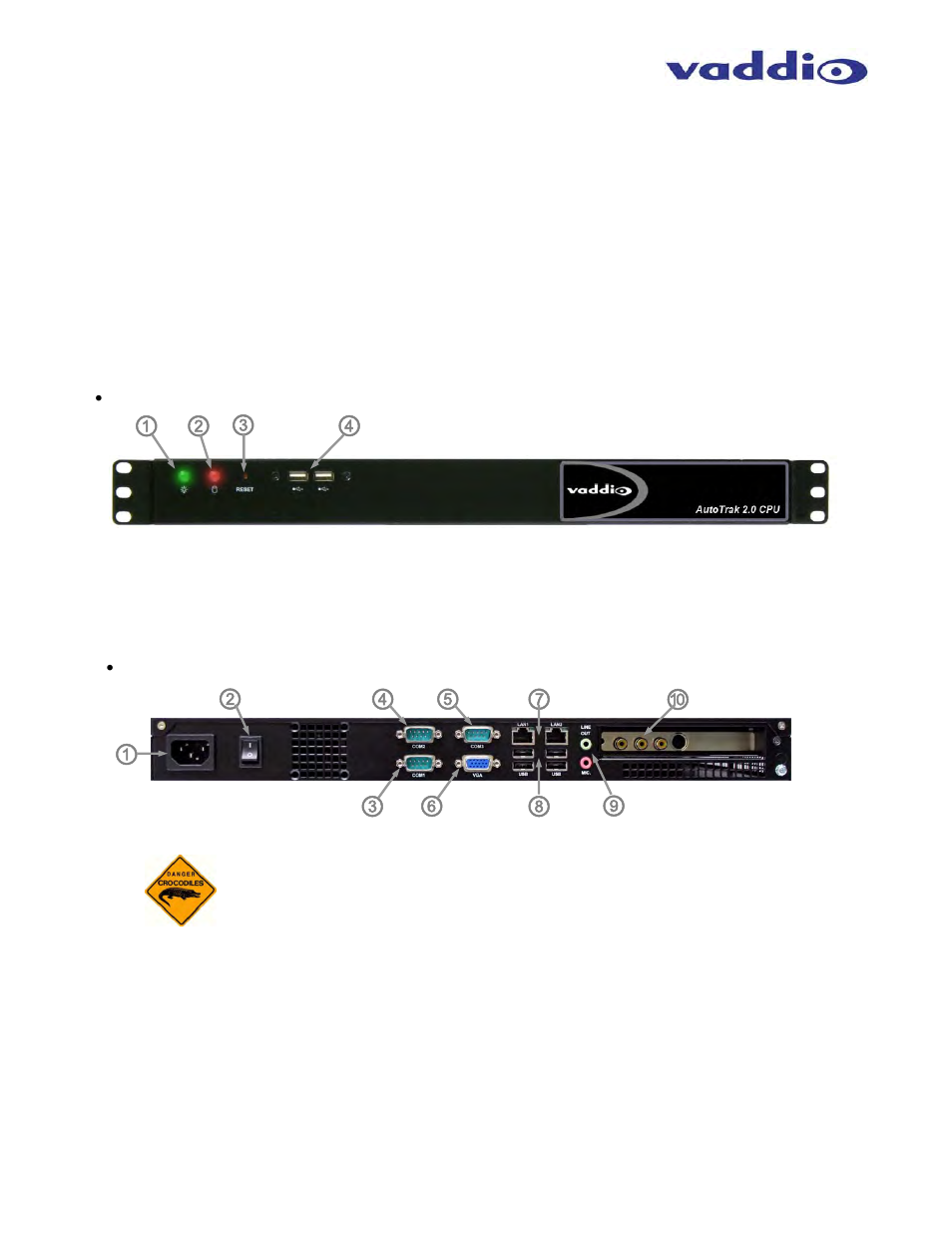 Vaddio AutoTrak 2.0 User Manual | Page 6 / 52