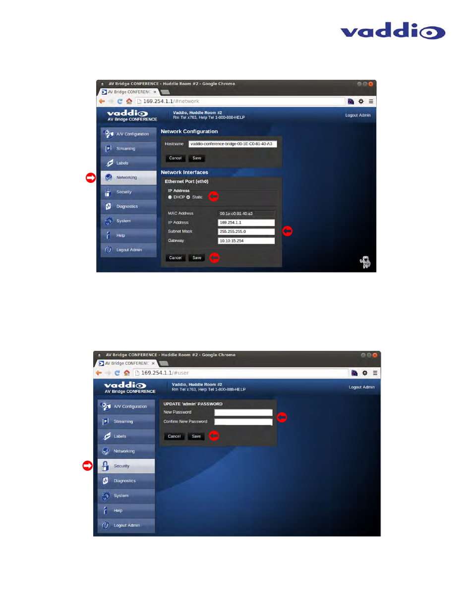 Vaddio AV Bridge CONFERENCE User Manual | Page 15 / 32