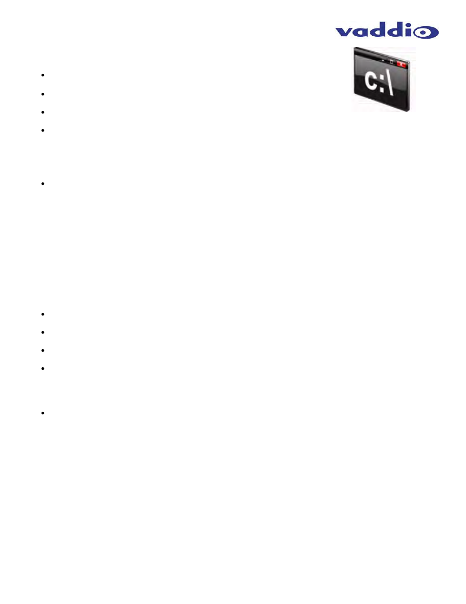 Vaddio AV Bridge CONFERENCE User Manual | Page 24 / 32