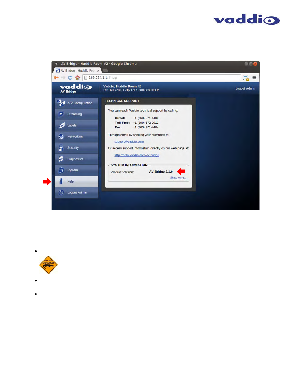 Vaddio AV Bridge User Manual | Page 21 / 36