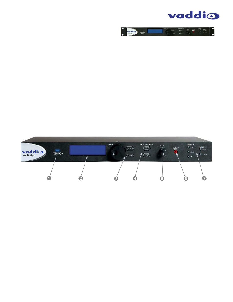 Vaddio AV Bridge User Manual | Page 5 / 36