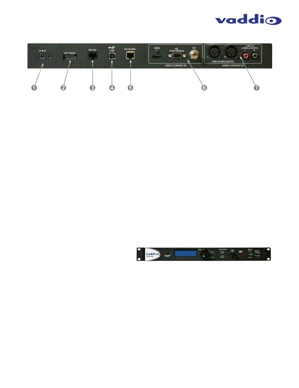 Vaddio AV Bridge User Manual | Page 6 / 36