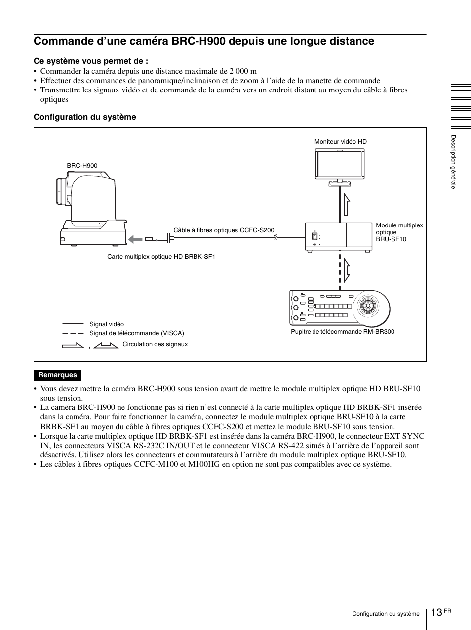 Commande d’une caméra brc-h900 depuis une, Longue distance | Vaddio BRC-H900 Operating User Manual | Page 101 / 271