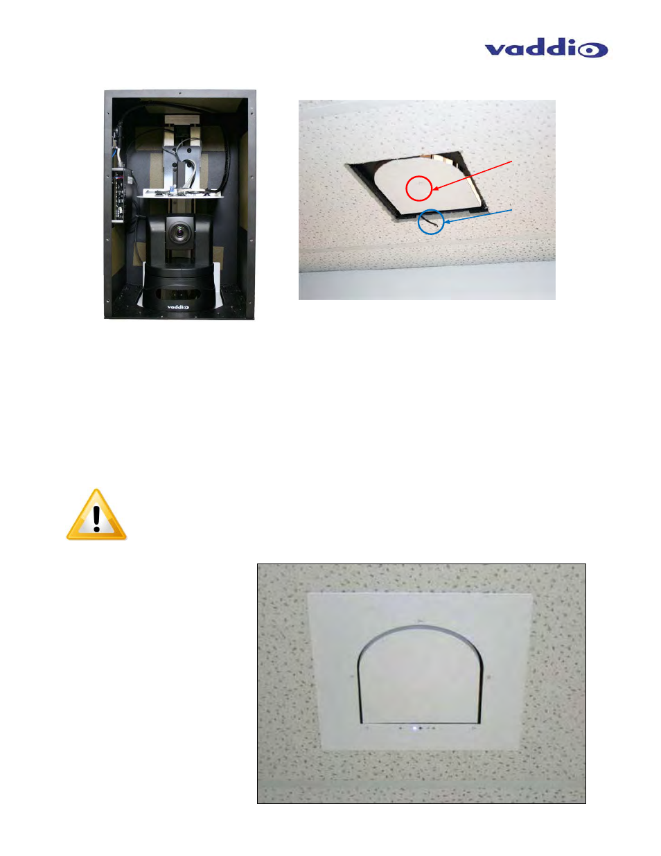 Vaddio CeilingVIEW HD HideAway User Manual | Page 10 / 24