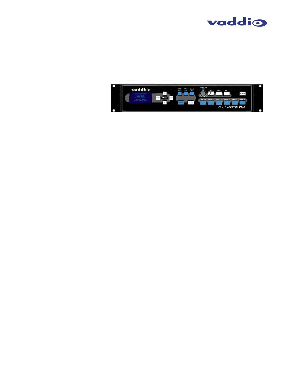 Vaddio ControlVIEW XHD User Manual | Page 11 / 24