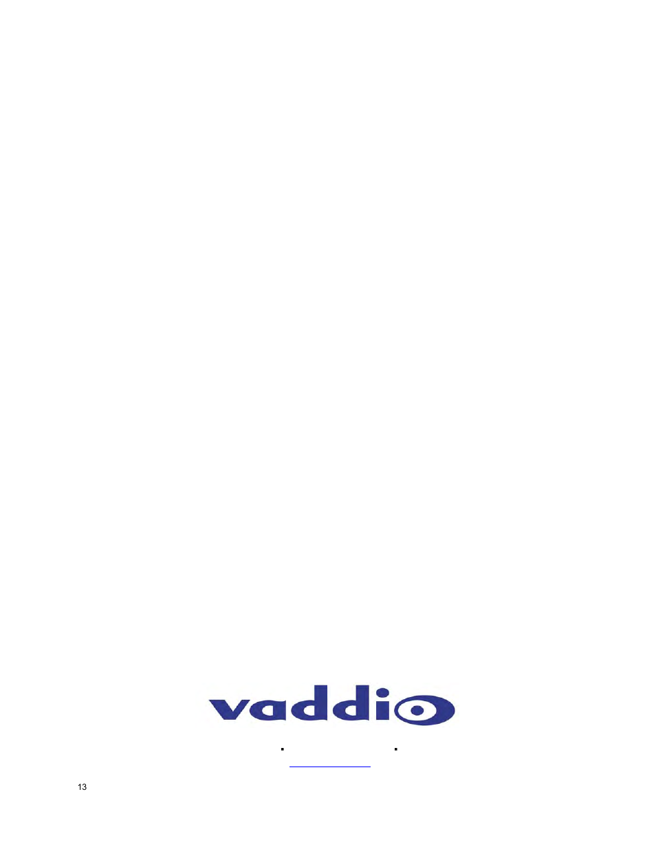 Vaddio ControlVIEW XHD User Manual | Page 24 / 24