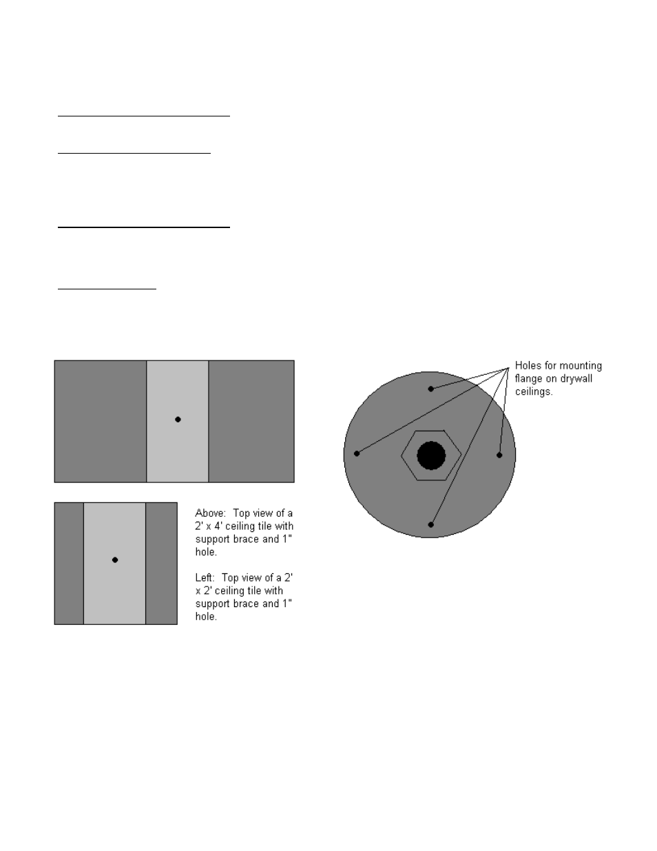 Vaddio Drop Down Series Mounts User Manual | Page 2 / 4